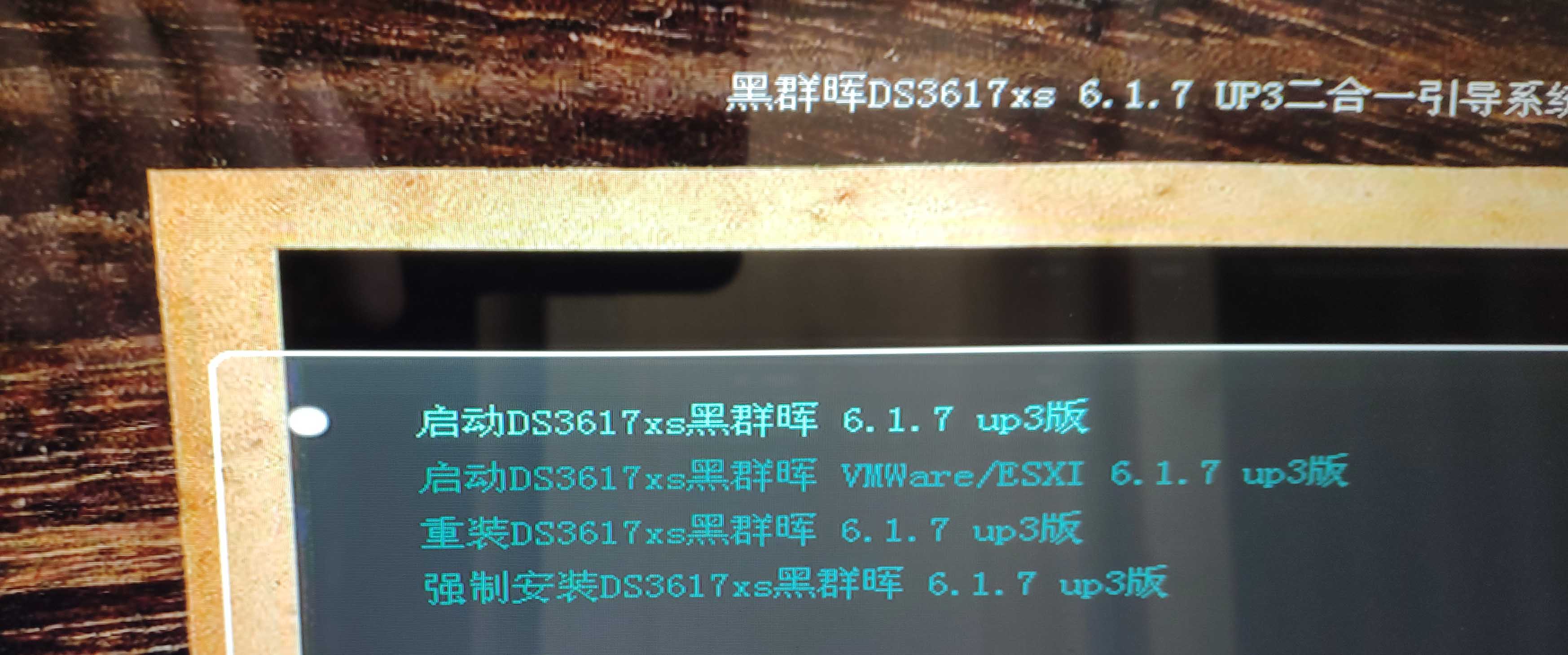 黑群晖dsm617硬盘引导二合一镜像以及安装方法