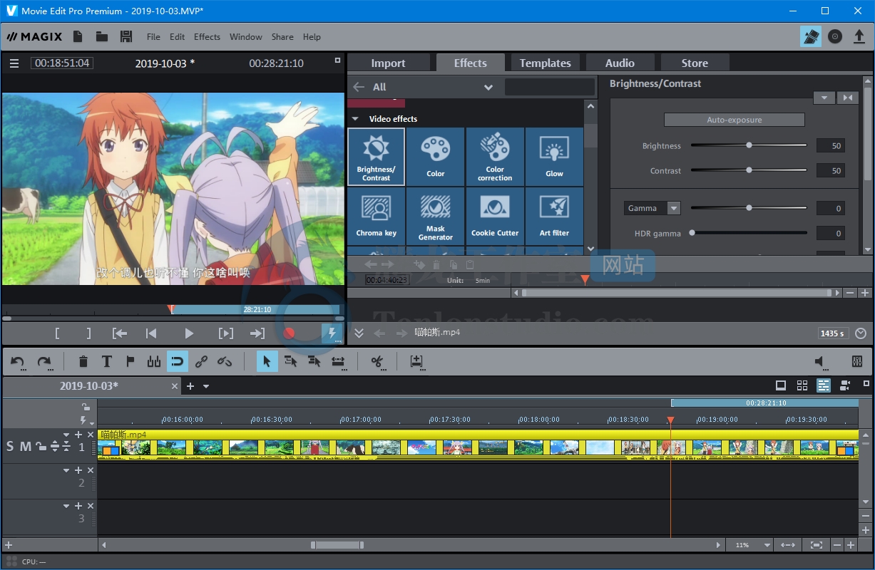 视频剪辑软件 MAGIX Movie Edit Pro Premium 2020 v19.0.2.58 破解版