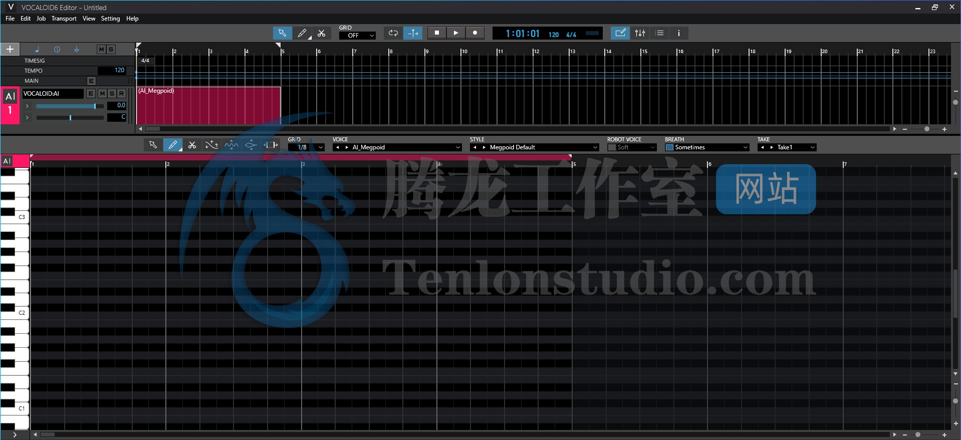 歌声合成器软件YAMAHA VOCALOID Editor 6 v6.1.1 破解版- 腾龙工作室